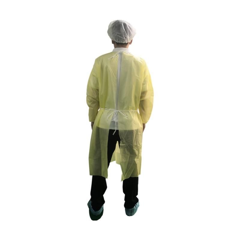 Disposable Medical Isolation Gowns AAMI Level 1 Medical PE PP Protective Suits Uniform