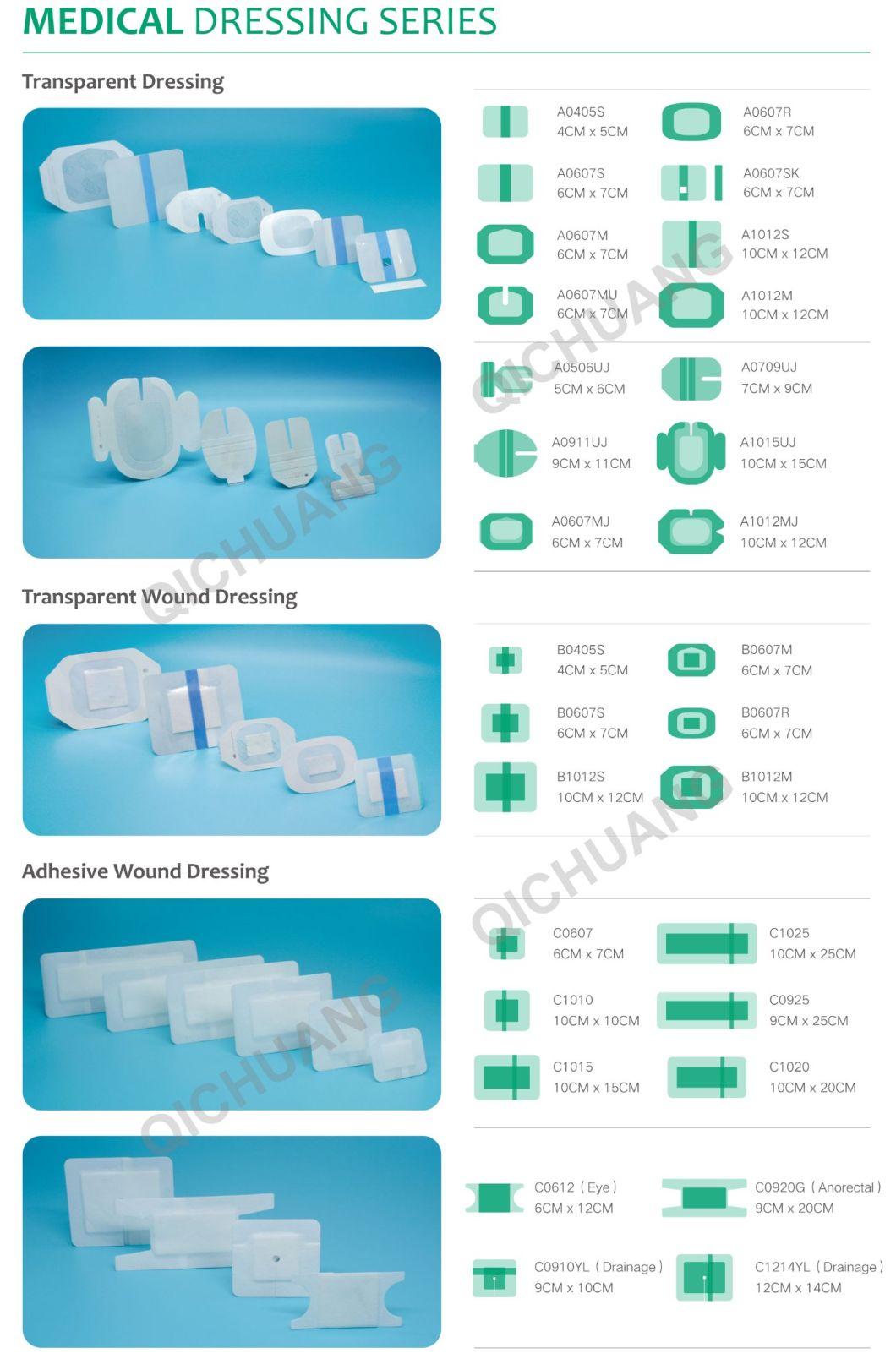 Medical Dressing Disposable Sterile Transparent Surgical Incision PU Film Pack Set