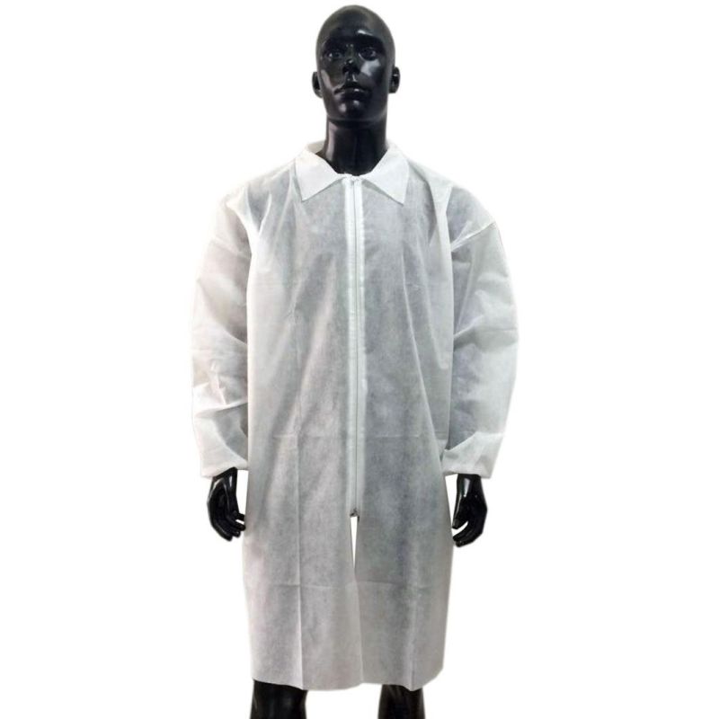 Disposable Medical Material Healthy Visit Gown/Lab Clothing CPE Surgical Isolation Gown