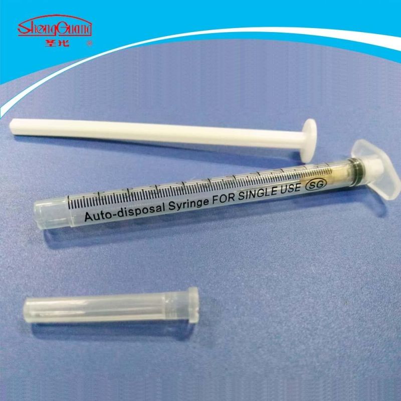 1ml Sell Self-Destructive Automatic Disposable Syringe