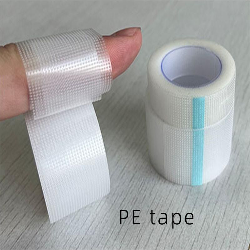 Medical Microporous Breathable PE Non-Woven, Pressure Sensitive Adhesive Tape, Fixed Gauze, Microporous First Aid Tape