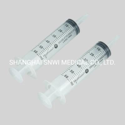 3 Parts Disposable Plastic Sterile Injection Syringe Irrigation Syringe with CE&ISO Approved