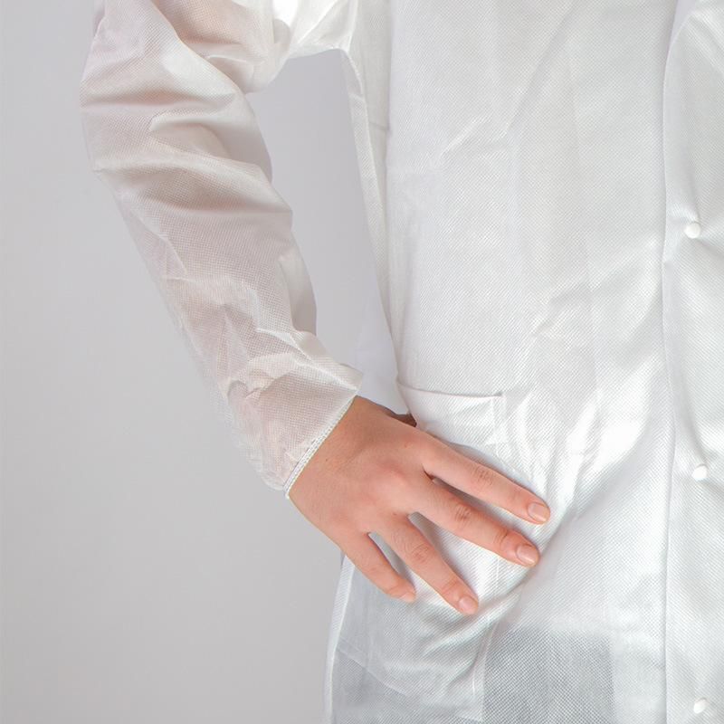 Lady′s OEM White Lab Coat Chemistry Lab Coats with Your Own Custom Logo