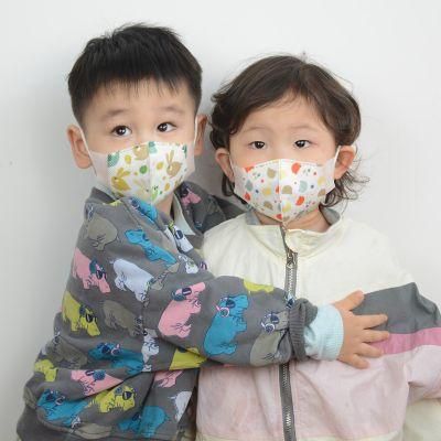 Non-Woven Cute 4-10 Years Old Kids Disposable Face Mask Anti Dust Mouth Mask for Children