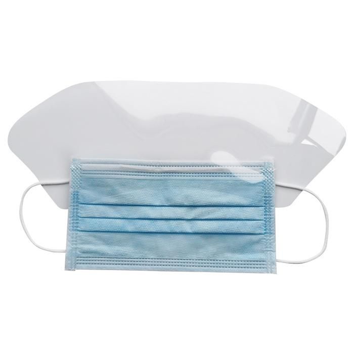 3ply Fog-Free Disposable Face Mask with Plastic Visor