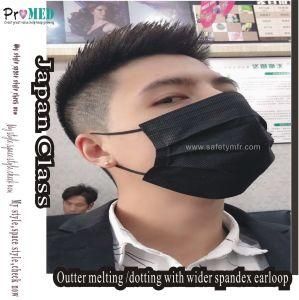 Japan Cool fashion style Nonwoven full whole Black Face Mask