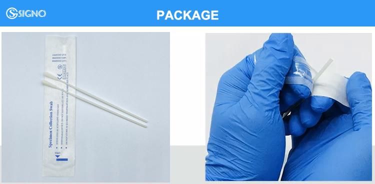 Medical Disaposable Testing Oral Nylon Throat Flocked Swab Sampling Swab Medical Disposable Swabs