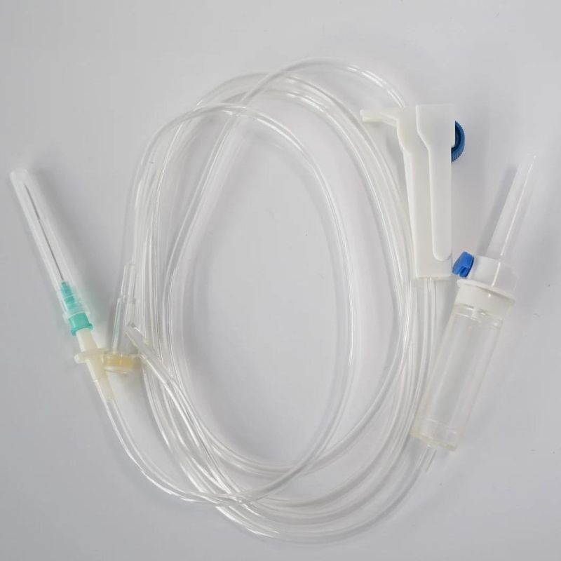 Disposable Medical Equipment IV Infusion Set for Single Use Luer Slip Lock Needle with Filter Ordinary Infusion Set