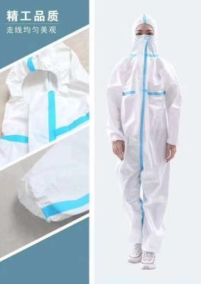 Disposable PP Medical Surgical Isolation Gown with Knit Cuff