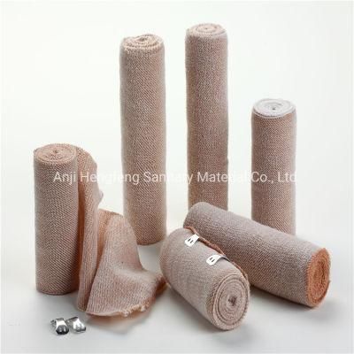 Medical Skin Color Elastic Plain Bandage with Ce FDA