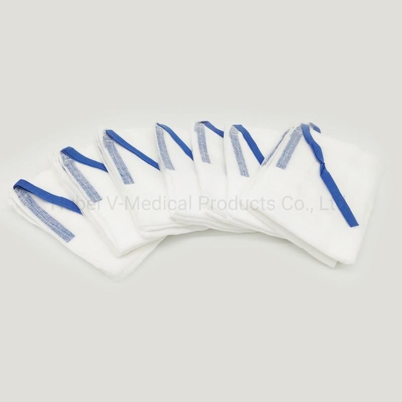 Gauze Lap Sponges with X-ray 45X45cm Wound Care No Sterile Customizable Size