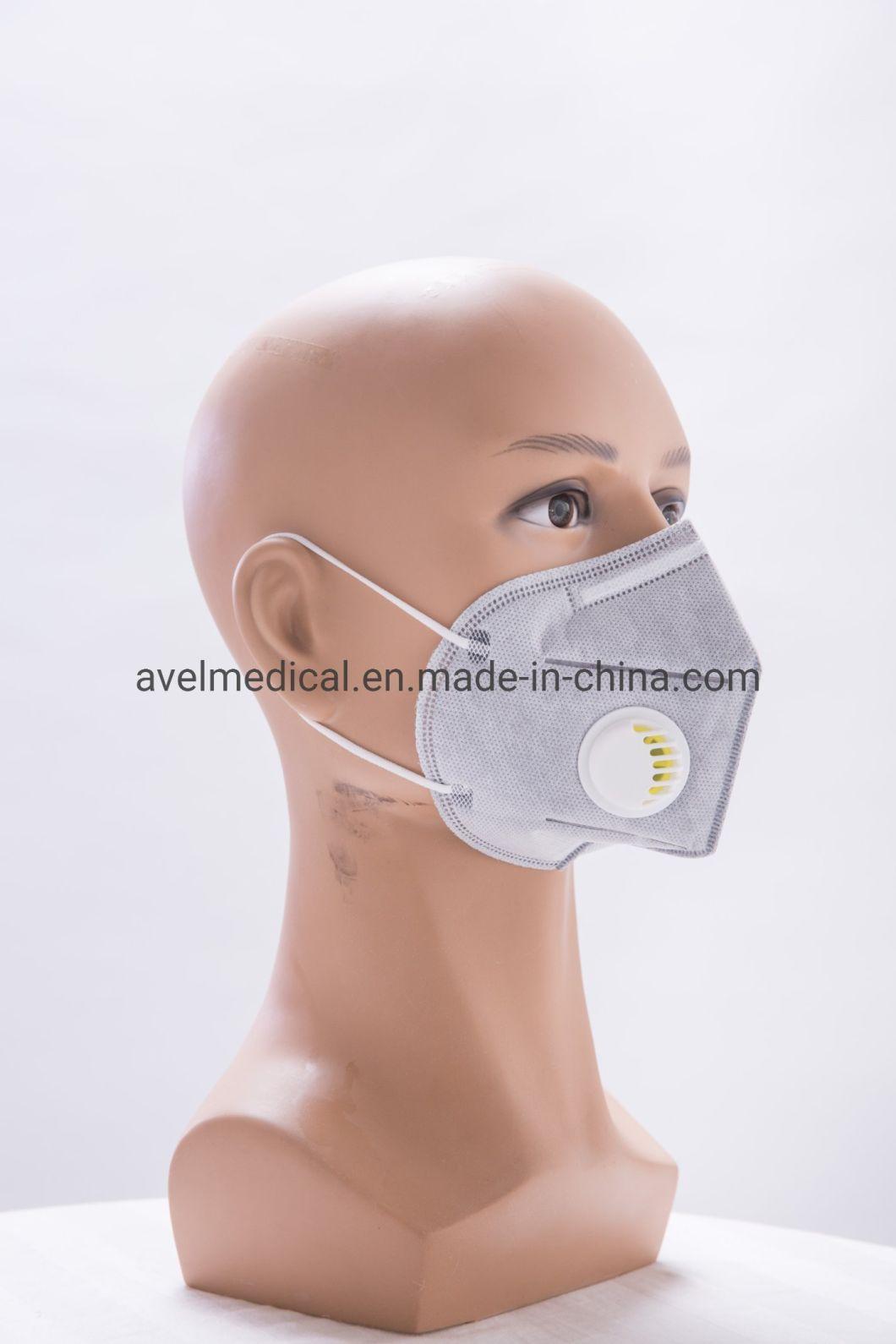 Factory Pm2.5 Earloop Valve FFP1 Folded Dust Mask