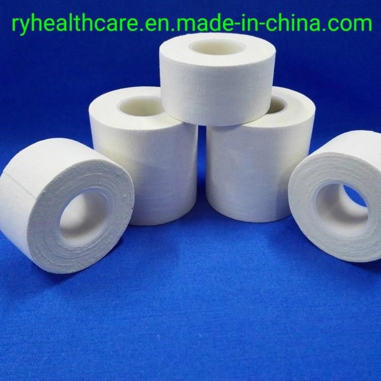 China Supplier Medical Adhesive Plaster Zinc Oxide Tape with Plastic Cover Packing