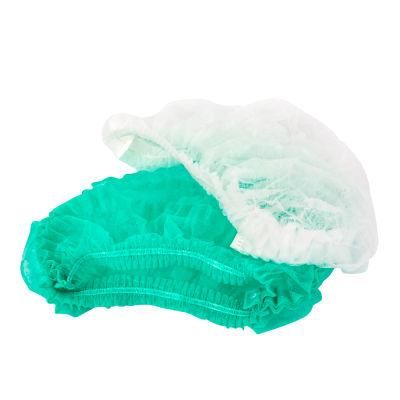 Disposable PP Clip Cap Nonwoven Cap Strip Cap Round Cap Bouffant Head Cover Bouffant Cap Mop Cap