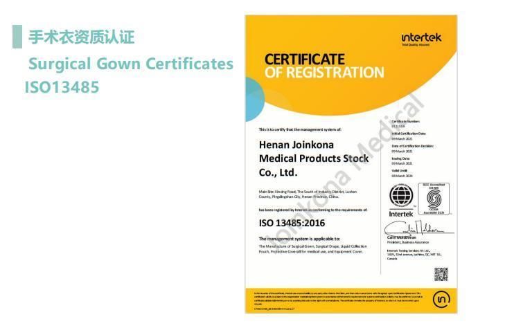 Disposable All White Isolation Gown /Clothing for Doctor/Surgeon/Patient/Visitor/Hospital