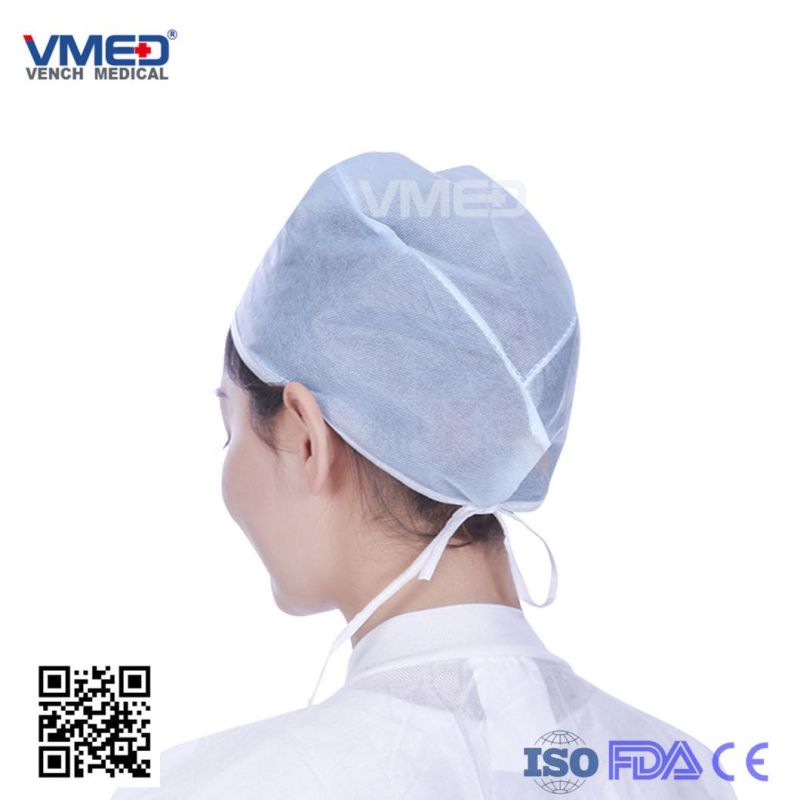 Nylon Hairnet/Bouffant/Nurse/Mob/Clip/Crimped/Pleated/Strip/Shower/Chef/Nurse/Doctor/Surgical/Round/Hospital/Medical/Dental/Nonwoven Disposable Cap