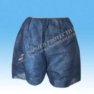 Disposable Nonwoven SBPP Waterproof Men&prime;s Short Colonoscopy Pants