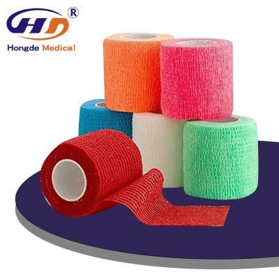 HD356 Horse Bandage Cohesive Bandages Non Woven Elastic Self Adhesive Bandage Latex or Free Latex