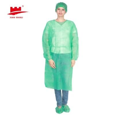 Nonwoven Disposable Sterile Surgical Hospital Clinic Isolation Gown for Medical