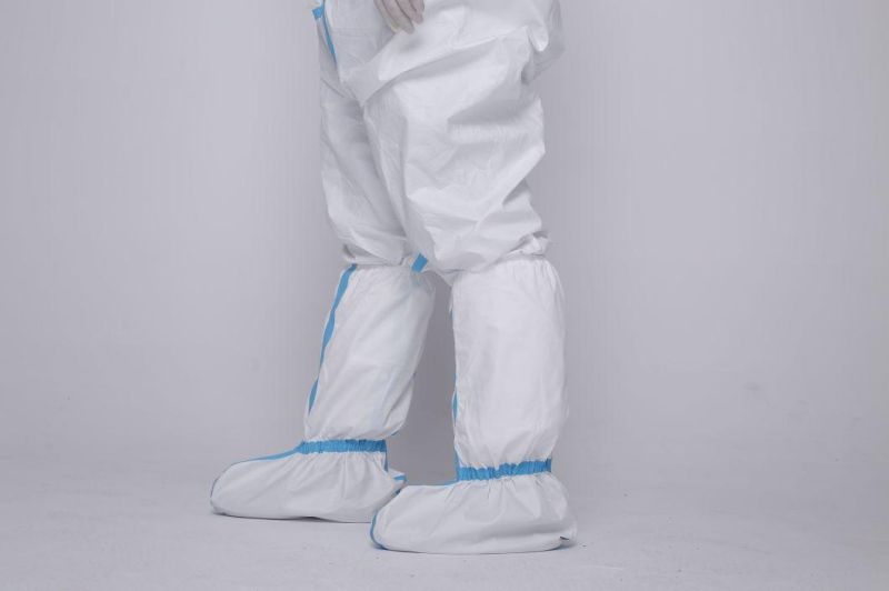 75GSM Sterile Disposable Medical Protective Coverall with Boot Cover