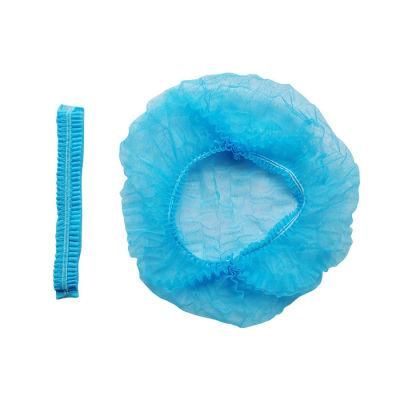 Dustproof for Restaurant Medical Surgical Use Mob Cap Bouffant Disposable Non-Woven Clip