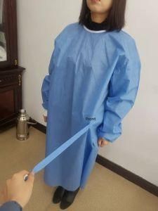 Eo Sterile SMS/PP+PE Surgical Gown for Anti-Virus