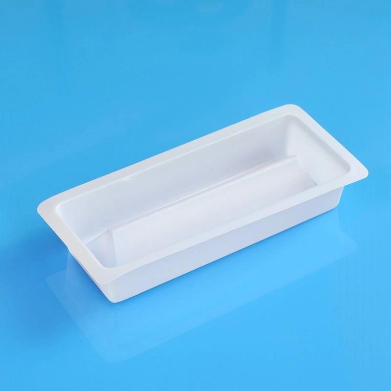 12 Channel Liquid Storage Plate Sterile Plastic Clear Plate Rack Sterile Reagent Reservoir 180ml for Laboratory Lab Supplies 8 Channel Troughs Reagent Reservoir