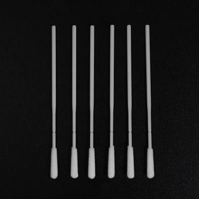 Sample Collection Disposable Medical Sterile Short Oral Flocked Swab 10cm/3cm Breakpoint