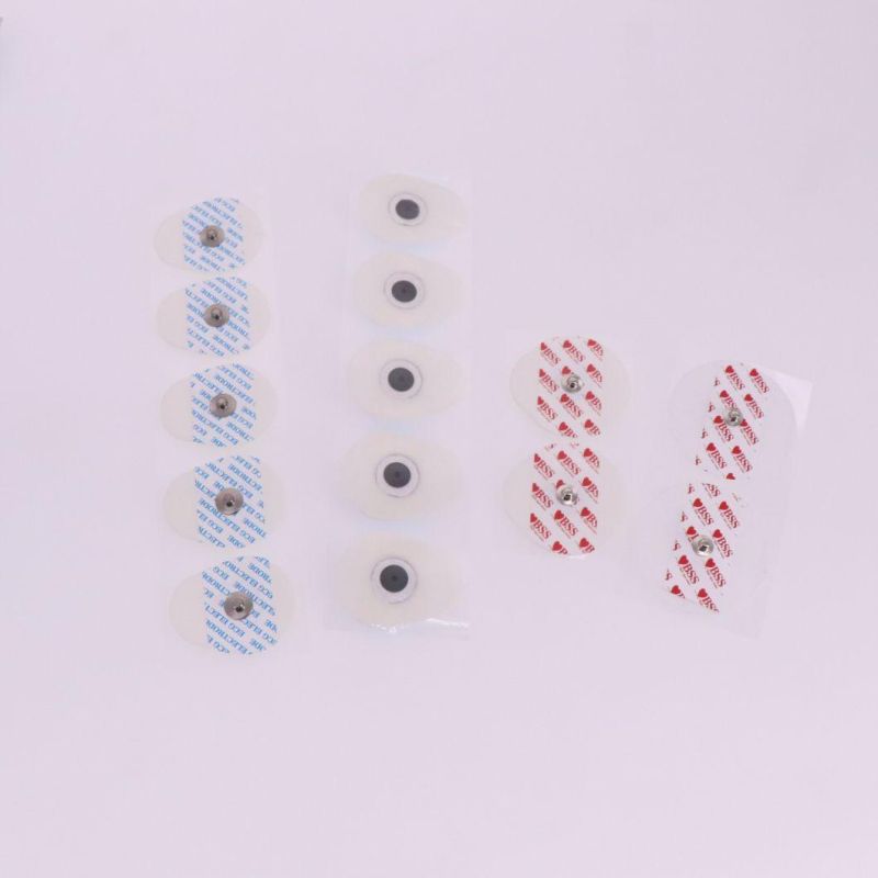 Disposable ECG Electrodes Dry ECG Electrode Pad or Gel