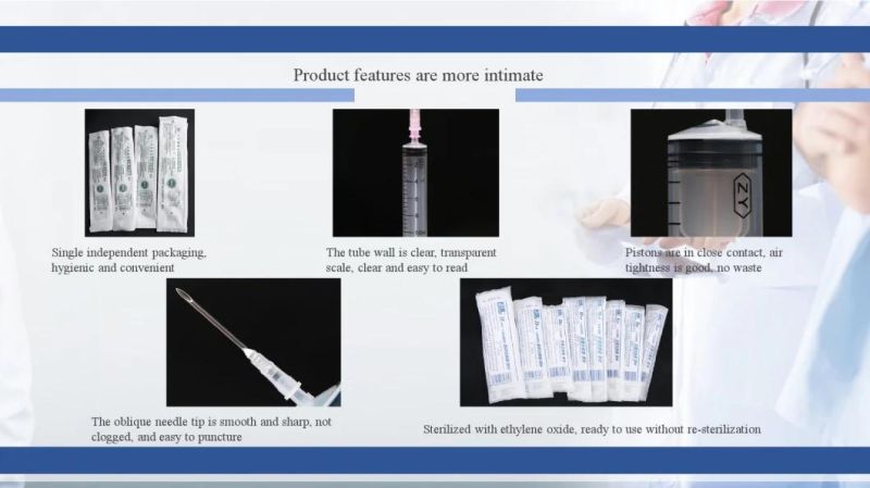 Disposable Syringe 1ml with Needle CE Improved