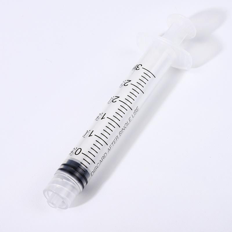 High Standard Medical Plastic Sterile 3ml Luer Lock Syringe