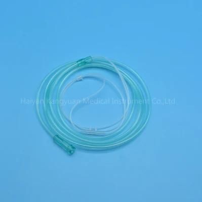 Disposable PVC Transparent Tube Medical Supply Medical Material Soft Tip Oxygen Therapy Device Whole Sale Oxygen Nasal Cannula