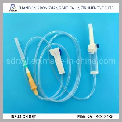 Disposable Infusion Set with Lure Slip or Lure Lock