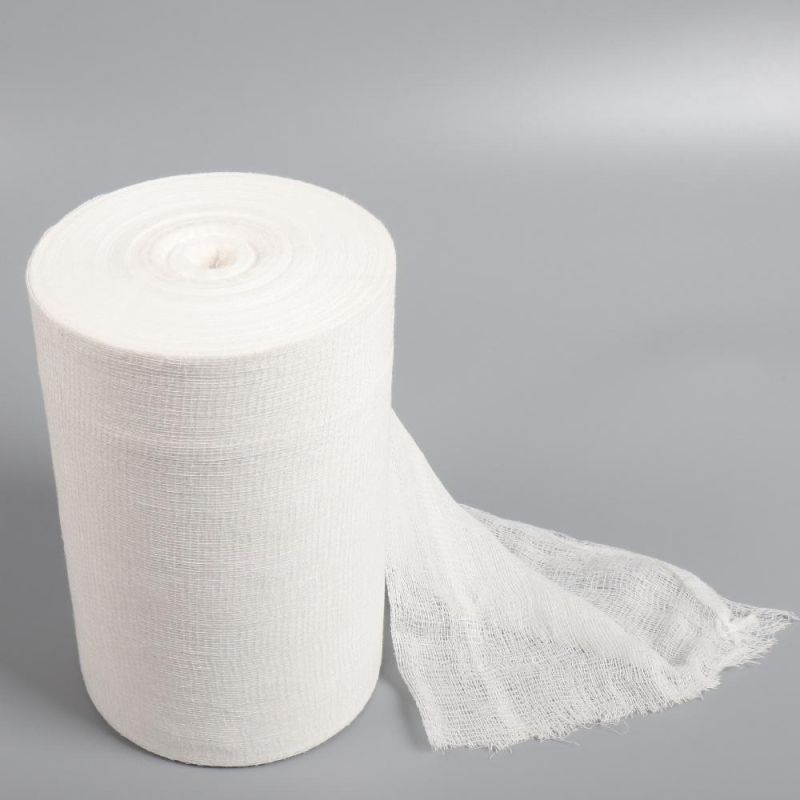 Green Color 100% Cotton Medical Sterile 10cm X 10cm X 16ply Gauze Swab