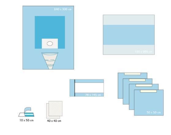 Factory Supply The Disposable CE and ISO13485 Approved Sterile Craniotomy Surgical Pack/Craniotomy Pack