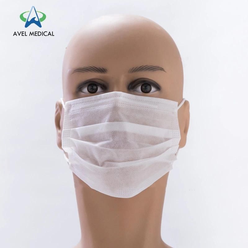 Custom 3 Ply Non Woven Fabric Earloop Disposable Face Mask FDA/En14683 Certificated Disposable Medical Use Face Mask with Earloop 3ply Disposable Hospital Use