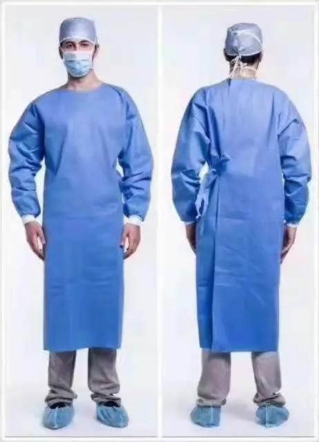 Medical Supply Sterilized Disposable Surgical Gown for Hospital Operating Room