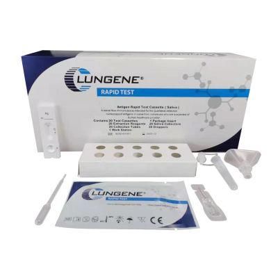 Clungene Lungene One Step AG Swab Antigen Diagnostic Rapid Test Cassette Test Kit Self Test at Home Antigen Rapid Test