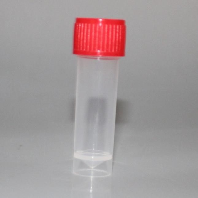 Plastic PP Disposable Test Kit Transport Vials Sample Tube 5ml