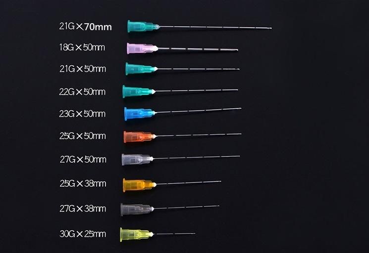 High Quality Micro Blunt Cannula 18g 21g 22g 23G 25g 27g 30g Filler Injection Needles