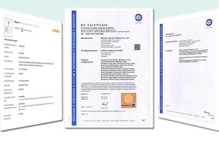 Standard and Reinforced SMS Disposable Surgical Gown