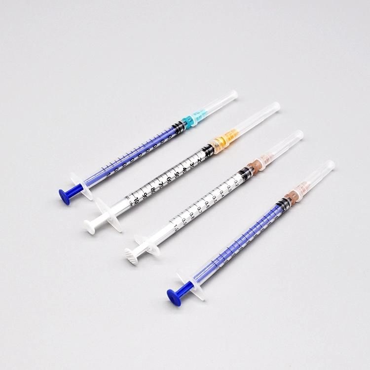 Disposable Medical Factory CE FDA Approved 2 Part or 3 Part Sterile Injection Syringe