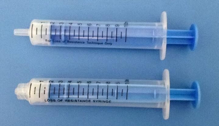 Disposable Surgical Loss of Resistance Syringe with  ISO