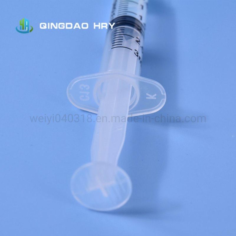 Factory Wholesale High Quality Disposable Syringe with CE FDA 510K&ISO