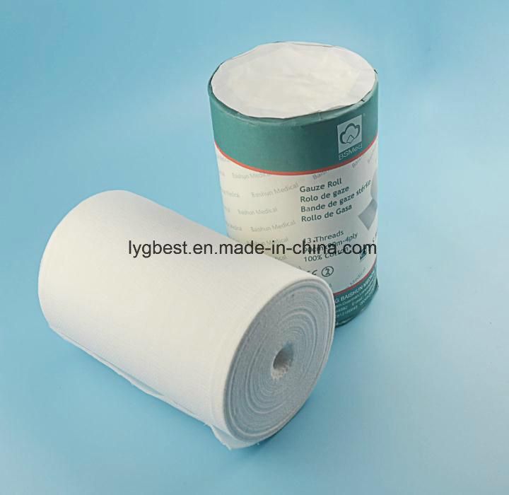 Aid Manufacturer of Gauze Bandage Roll for Health Care