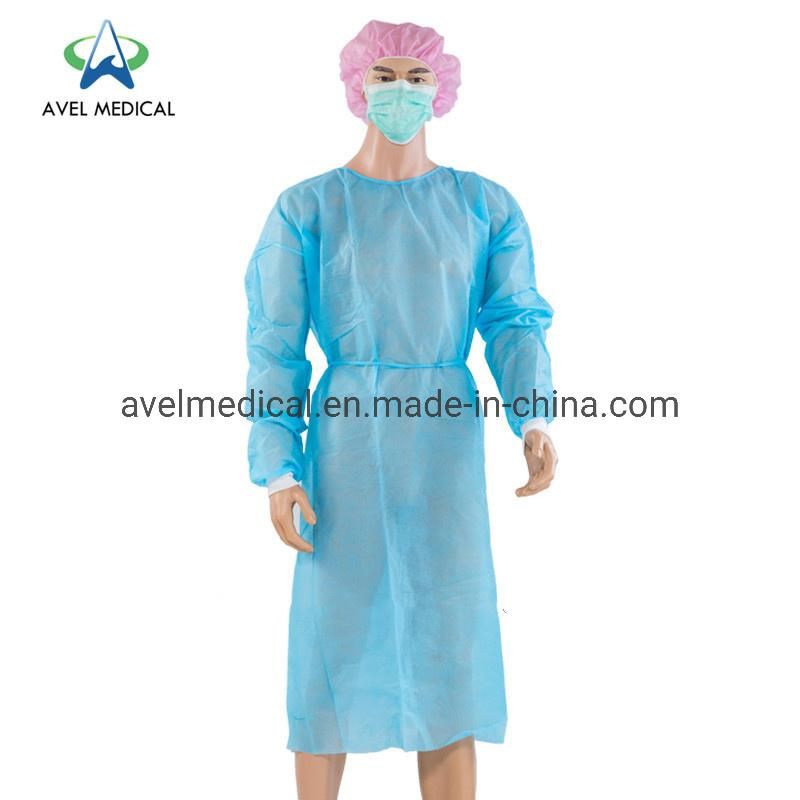 Topmed SMS Nonwoven Sterile Disposable Gown with Knit Cuff