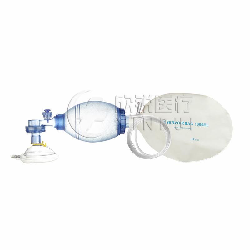 Disposable Ambu Bag CPR Mask PVC Manual Resuscitator Pediatric