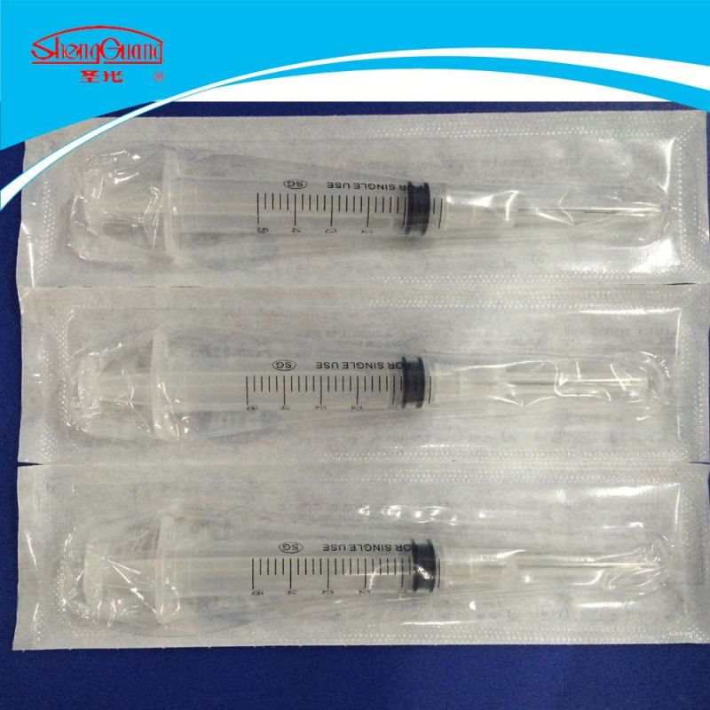 5ml 10ml Retractable Safety Syringe with Colored Needle