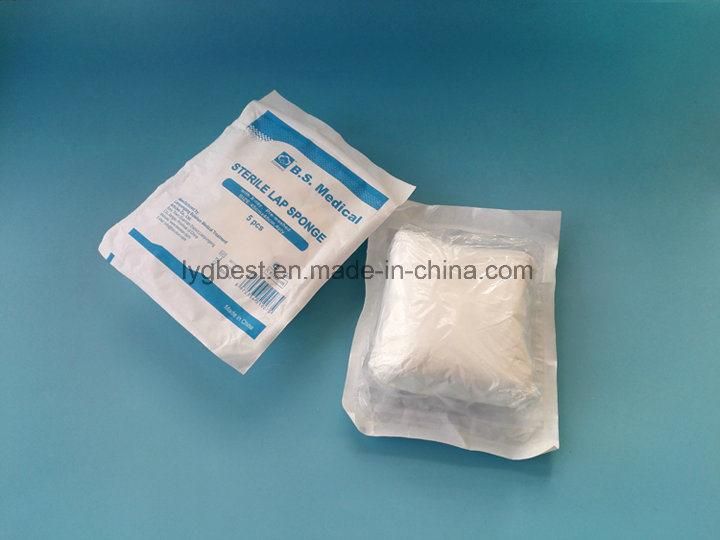 100% Cotton Medical Gauze Lap Sponge with FDA Ce ISO