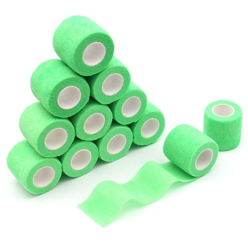 Self Adhesive Bandage Wraps, Animal Print Cohesive Tape (2 in X 5 Yards, 6 Pack)